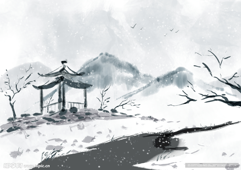水墨画