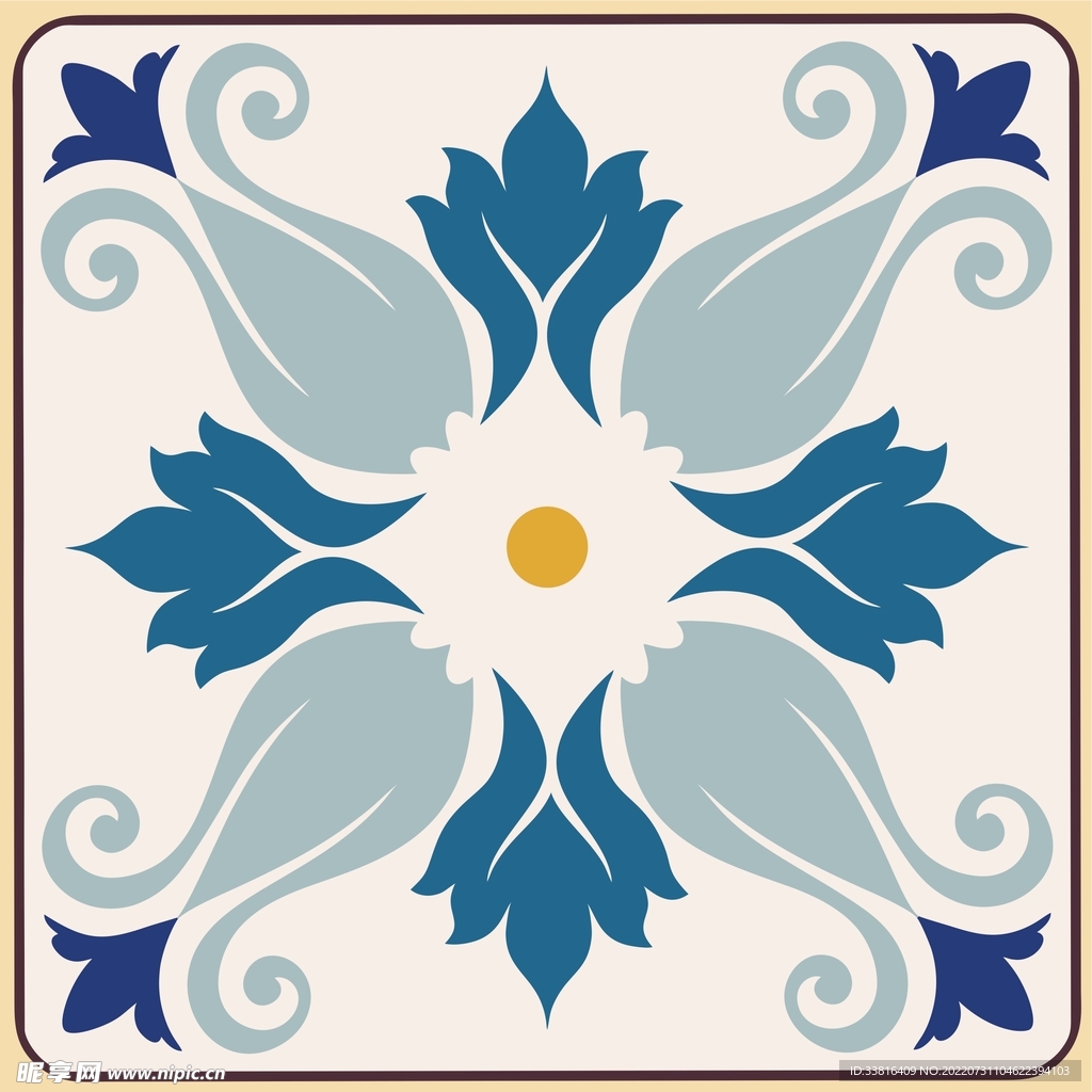 欧式花纹