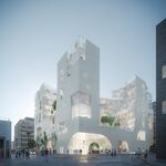 法国巴黎大学  白色住宅建筑 