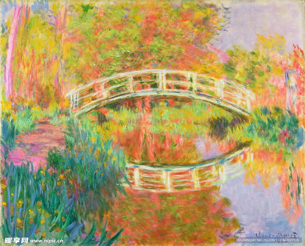 0975_莫奈高清油画绘画作品JPG格式_Claude_Monet_Paintings_-_1525_paintings_The_Garden ...