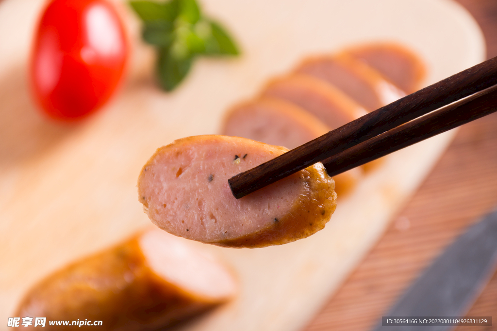 切片火腿美食食材
