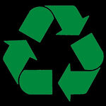 绿色环保循环图标