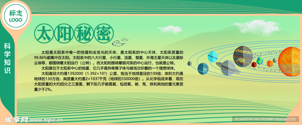 异形展板科普太阳秘密