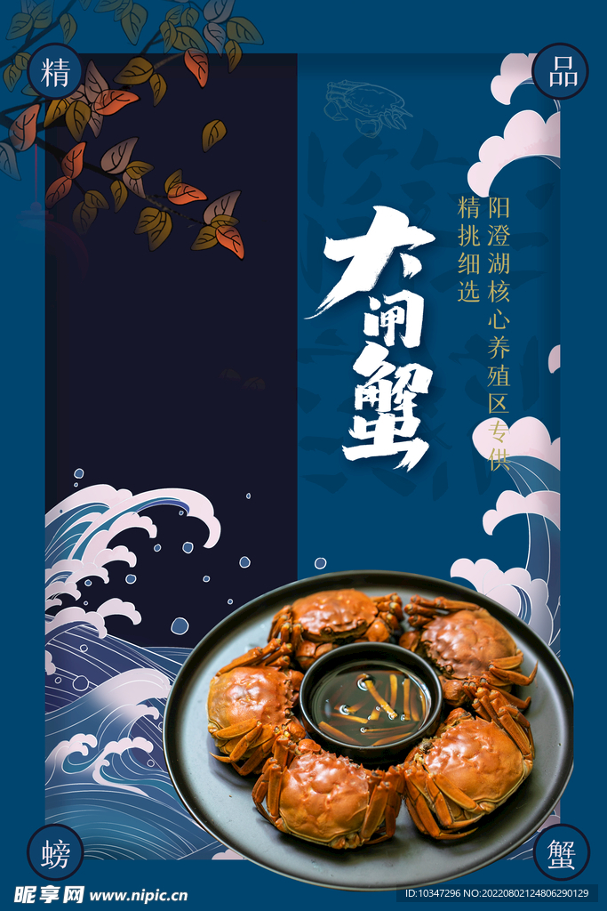 大闸蟹海报 