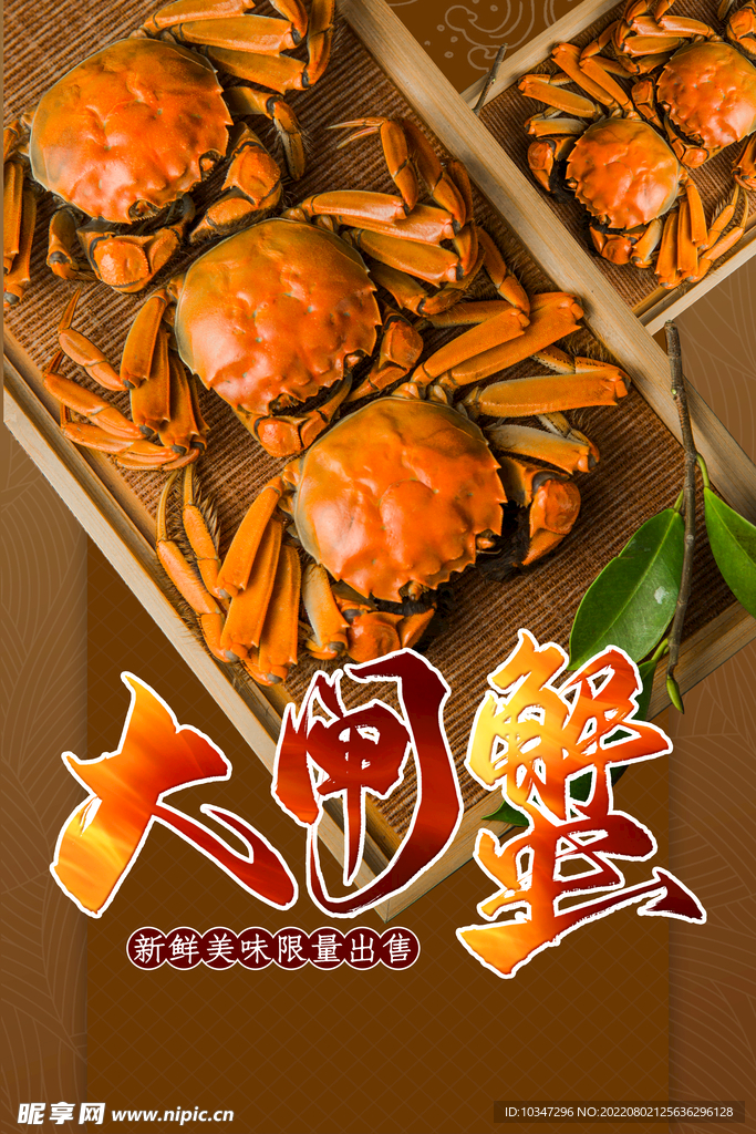 大闸蟹海报  
