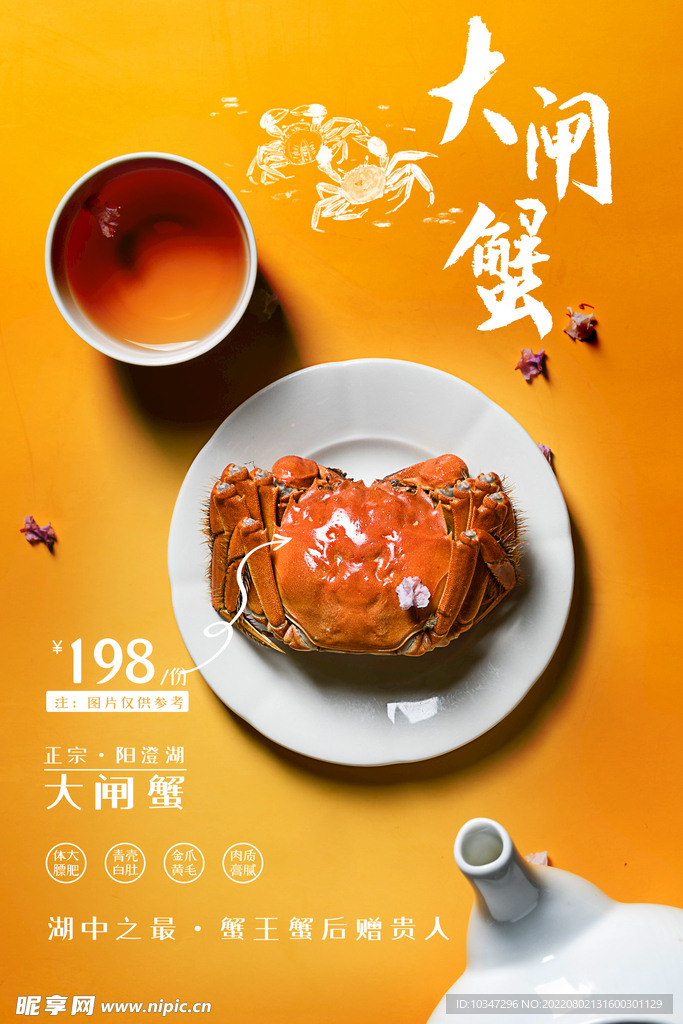 大闸蟹海报  