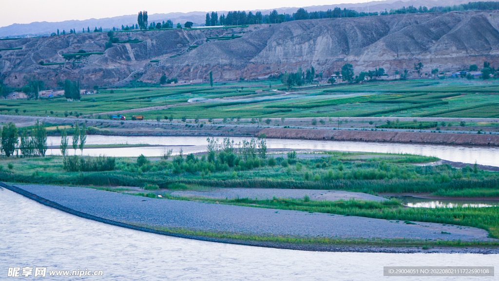 风景 大河  黄河  独石