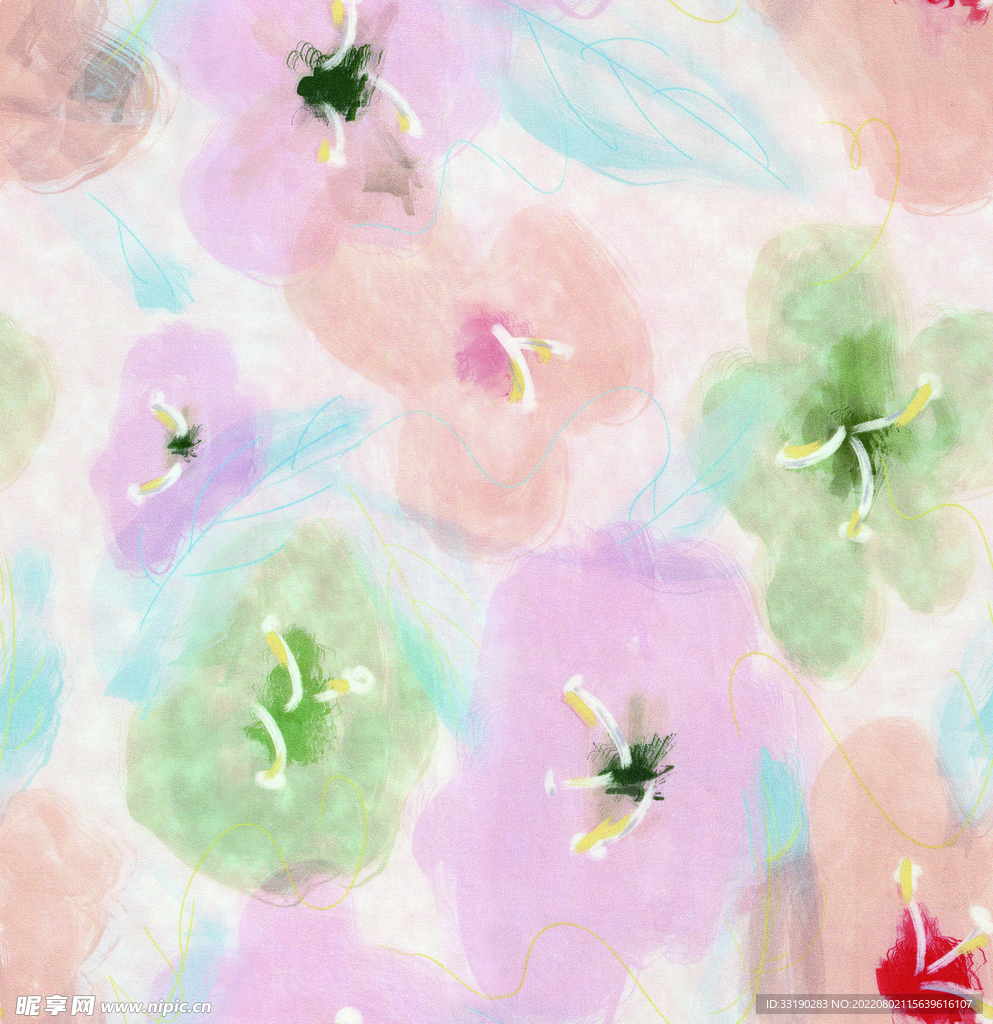 扎染花
