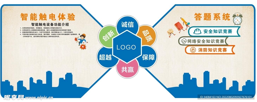 安全知识造型墙