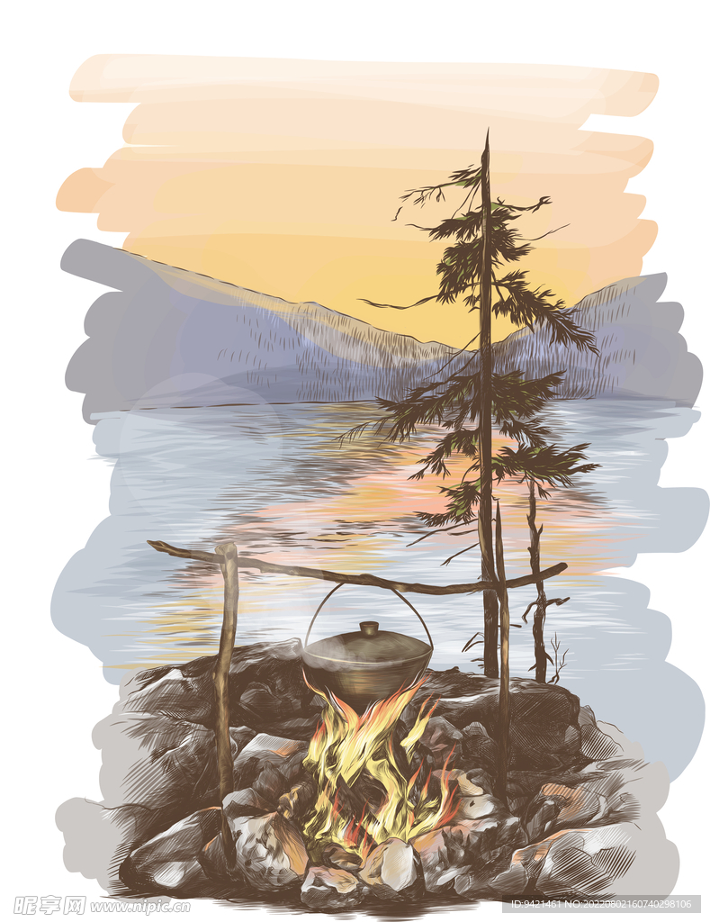 风景插画