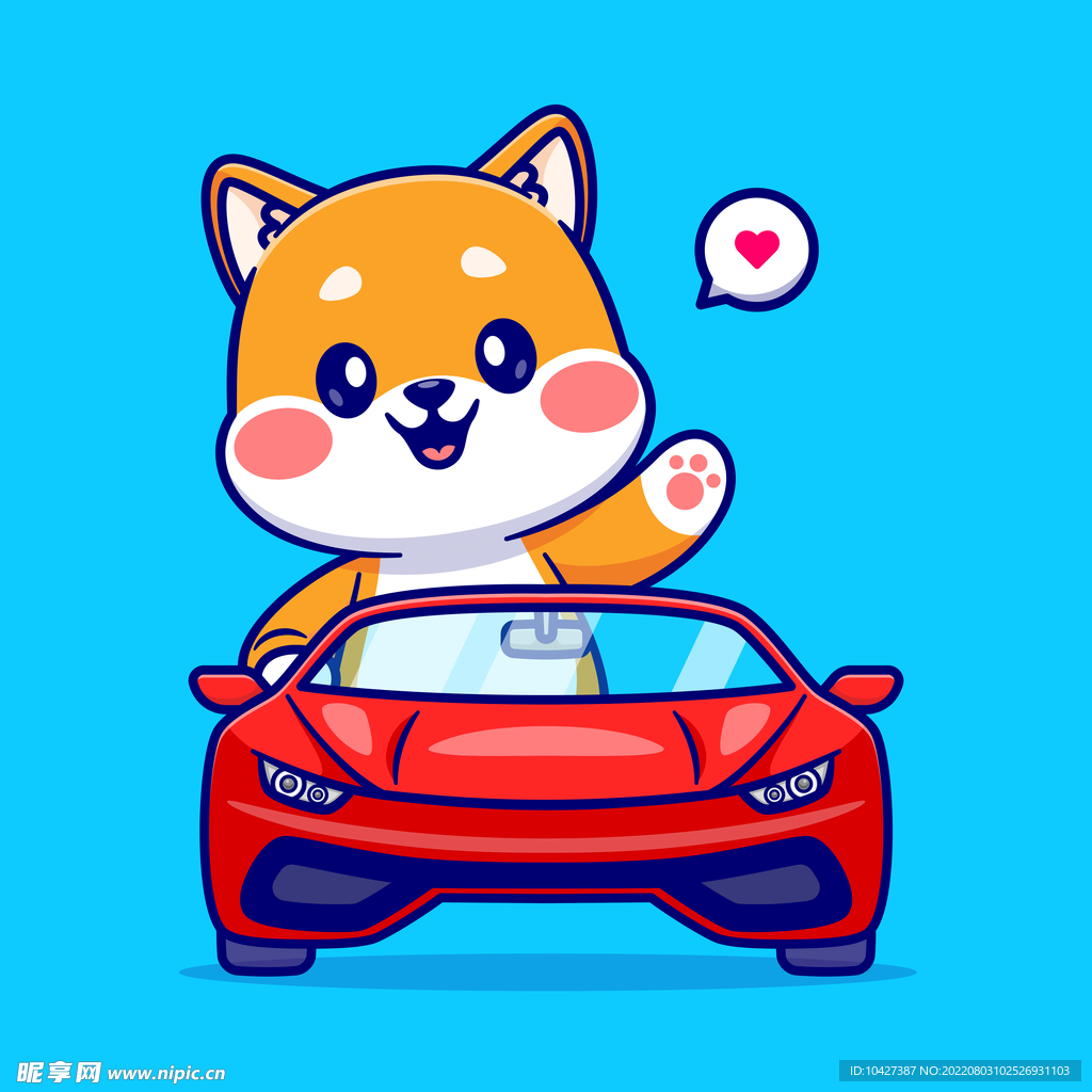 可爱卡通猫