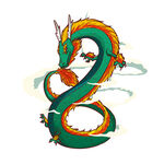 手绘小青龙