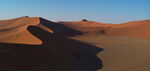 鸟瞰航拍荒野沙漠日照地貌风光