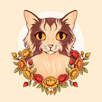 猫   