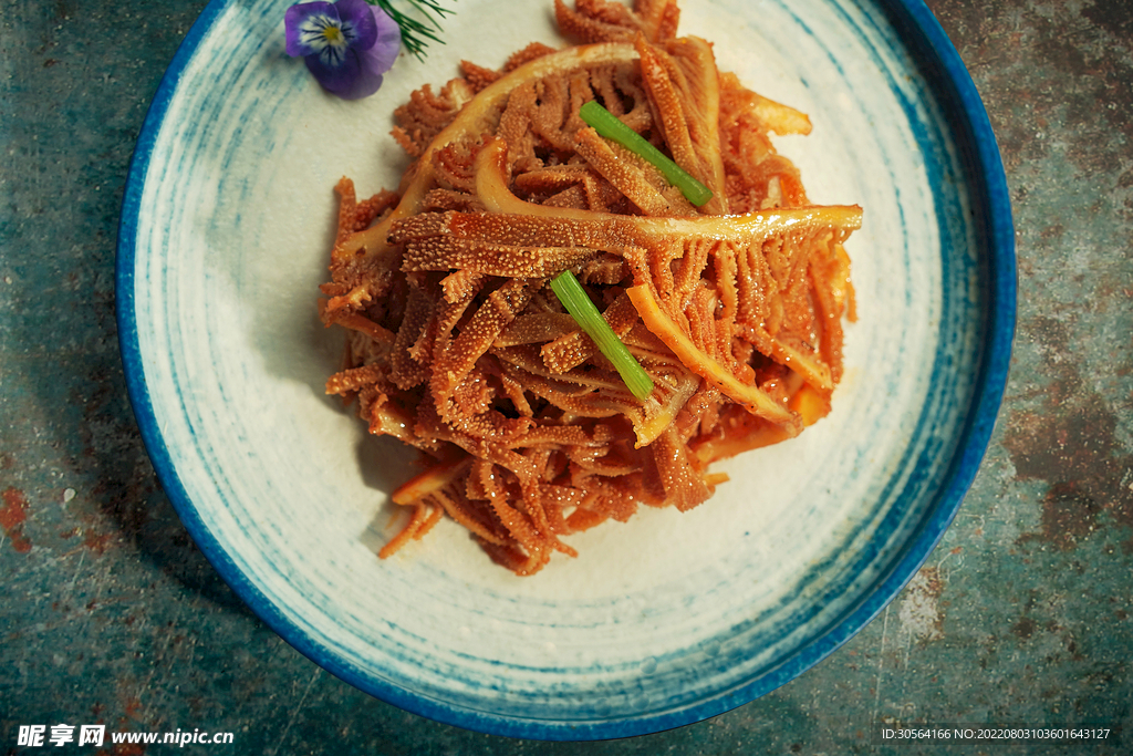 卤味肚丝美食