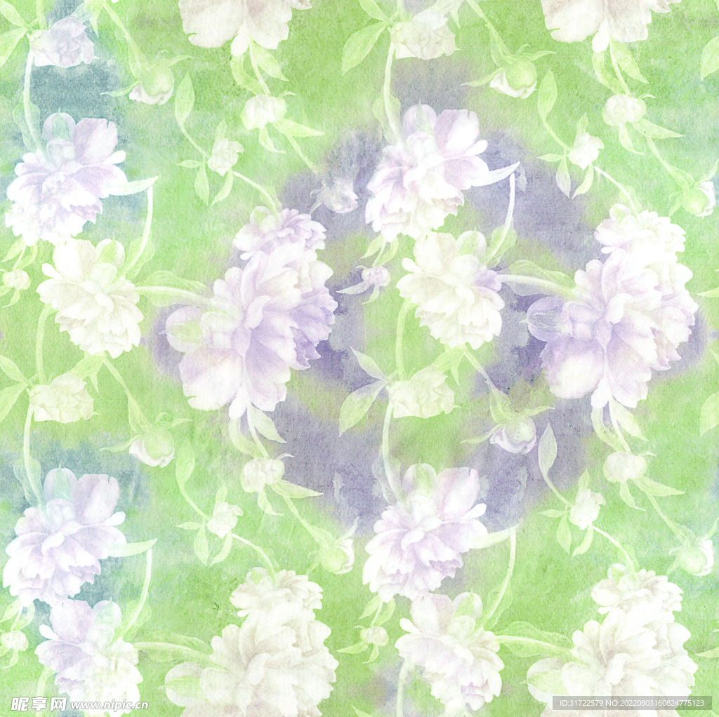 扎染花