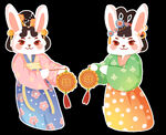 中秋玉兔  