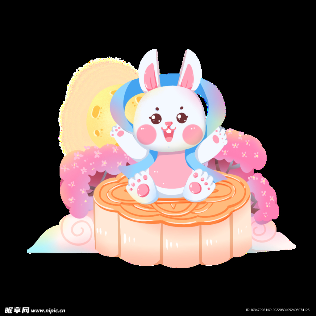 中秋玉兔 设计图__广告设计_广告设计_设计图库_昵图网