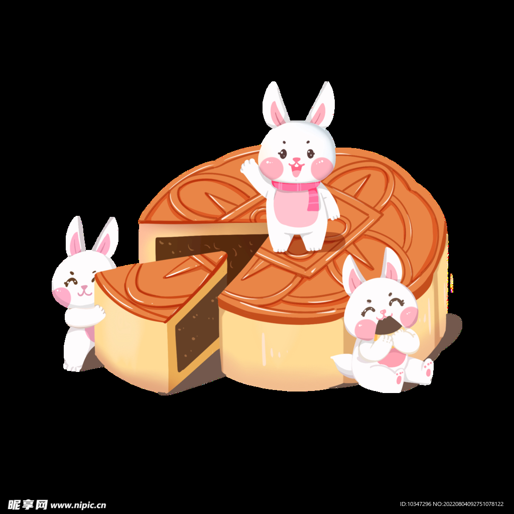中秋玉兔  