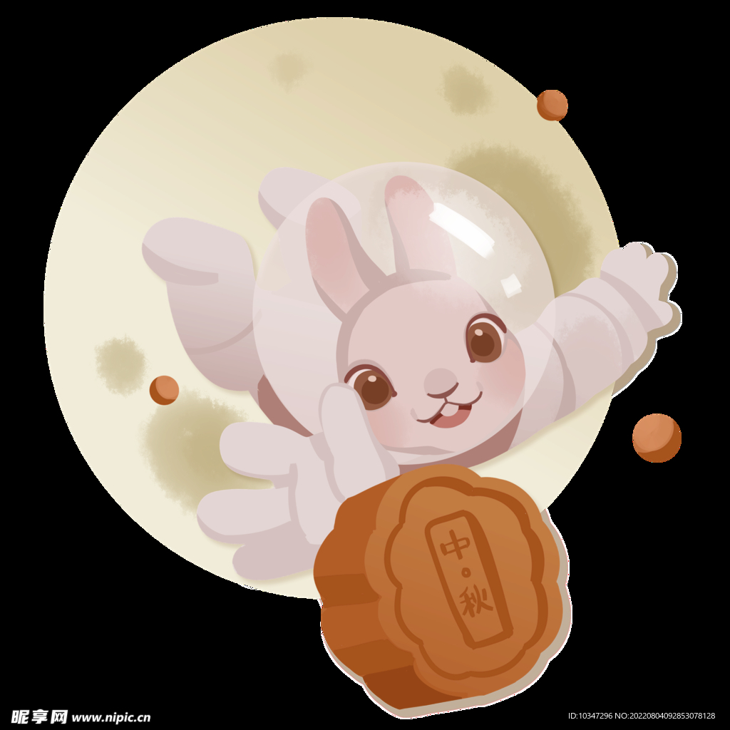 中秋玉兔 