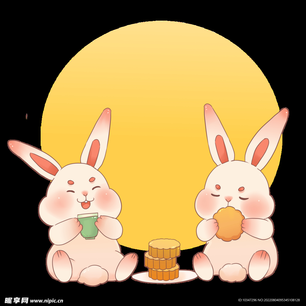 中秋玉兔 设计图__广告设计_广告设计_设计图库_昵图网