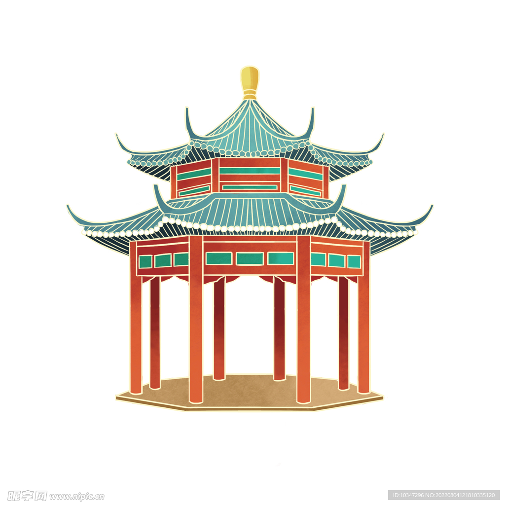 国潮插画  