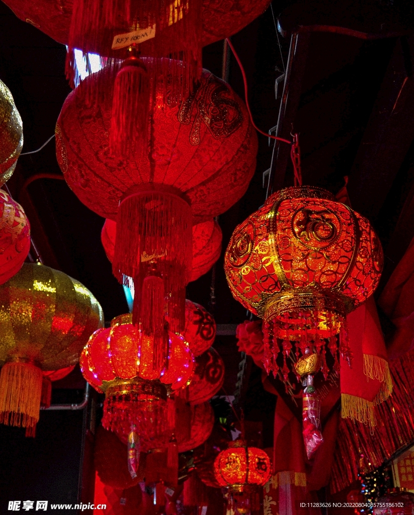 红灯笼中国节