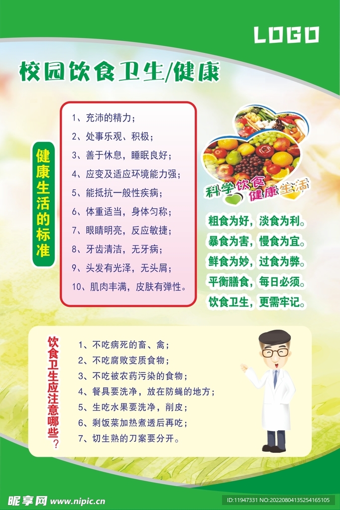 校园饮食卫生健康