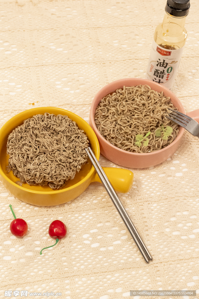 荞麦面 拍摄图