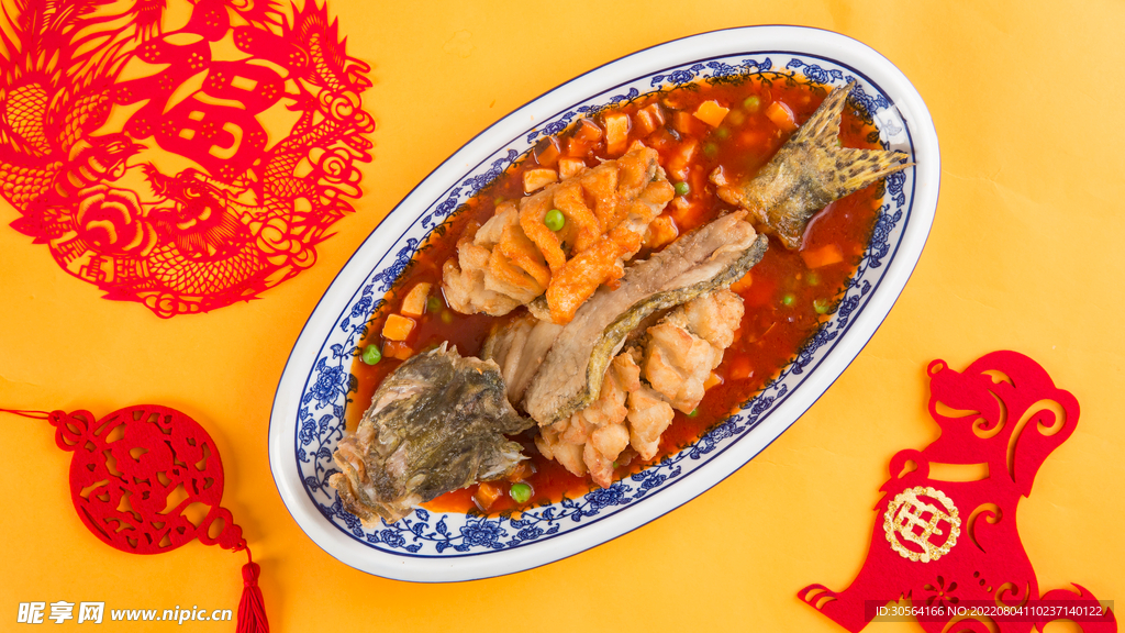 松鼠桂鱼美食