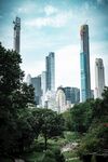 城市 纽约 鸟瞰 地平线 都市