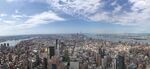 城市 纽约 鸟瞰 地平线 都市