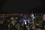 城市 纽约 鸟瞰 地平线 都市
