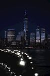 城市 纽约 鸟瞰 地平线 都市
