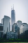 城市 纽约 鸟瞰 地平线 都市