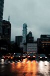 城市 纽约 鸟瞰 地平线 都市