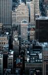 城市 纽约 鸟瞰 地平线 都市