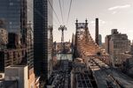 城市 纽约 鸟瞰 地平线 都市