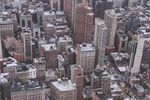 城市 纽约 鸟瞰 地平线 都市