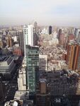 城市 纽约 鸟瞰 地平线 都市
