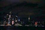 城市 纽约 鸟瞰 地平线 都市