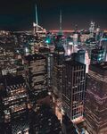 城市 纽约 鸟瞰 地平线 都市