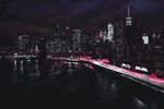 城市 纽约 鸟瞰 地平线 都市