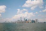 城市 纽约 鸟瞰 地平线 都市