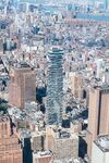 城市 纽约 鸟瞰 地平线 都市