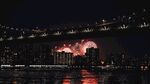 城市 纽约 鸟瞰 地平线 都市