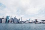 城市 纽约 鸟瞰 地平线 都市