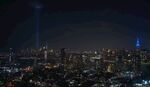 城市 纽约 鸟瞰 地平线 都市