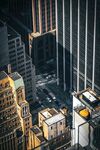 城市 纽约 鸟瞰 地平线 都市