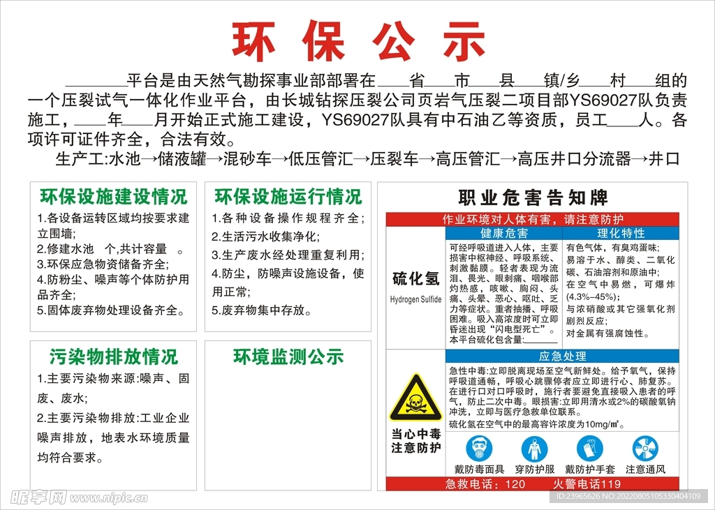 环保公示栏